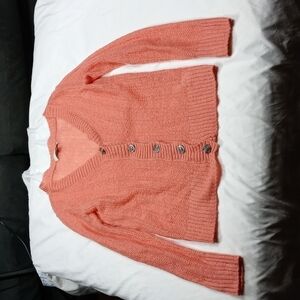 Sonoma womens small v-neck cardigan thin sweater